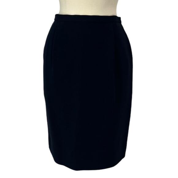 BADGLEY MISCHKA STUDIO Navy Pencil Skirt SZ 4 - Picture 1 of 13